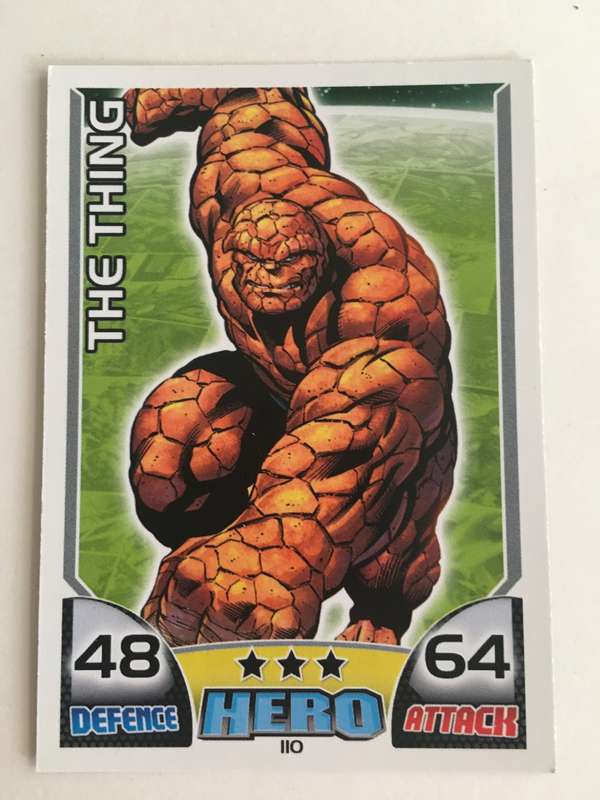 DC MARVEL TOPPS  TRADING CARD - THE THING