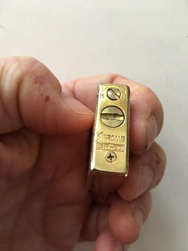 VINTAGE LIGHTER SAROME MAY BE PLATED