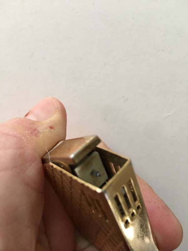 VINTAGE LIGHTER SAROME MAY BE PLATED
