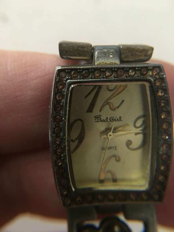 VINTAGE LADIES QUARTZ WATCH - BAD GIRL