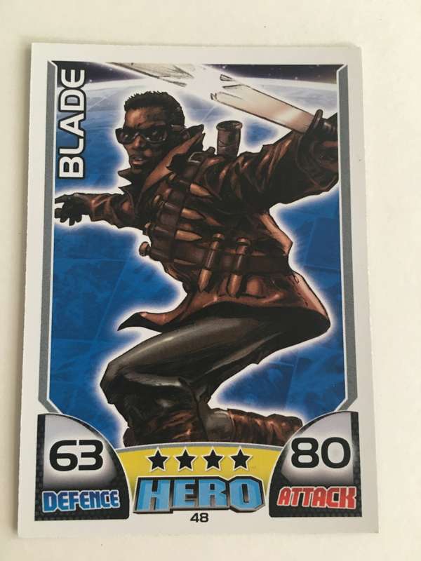 DC MARVEL TOPPS - HERO TRADING CARD - BLADE