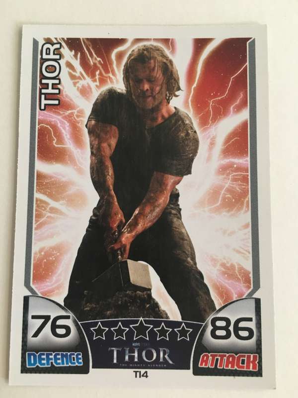 DC MARVEL TOPPS MOVIE TRADING CARD - THOR
