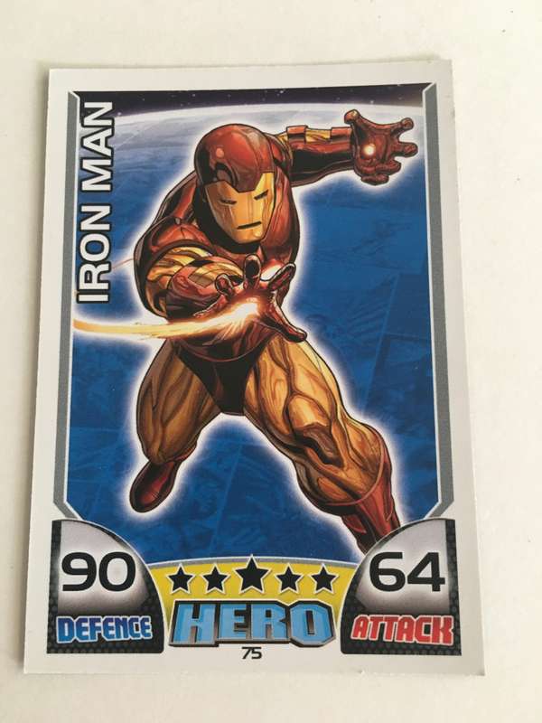 DC MARVEL TRADING CARD  -  HERO - IRON MAN
