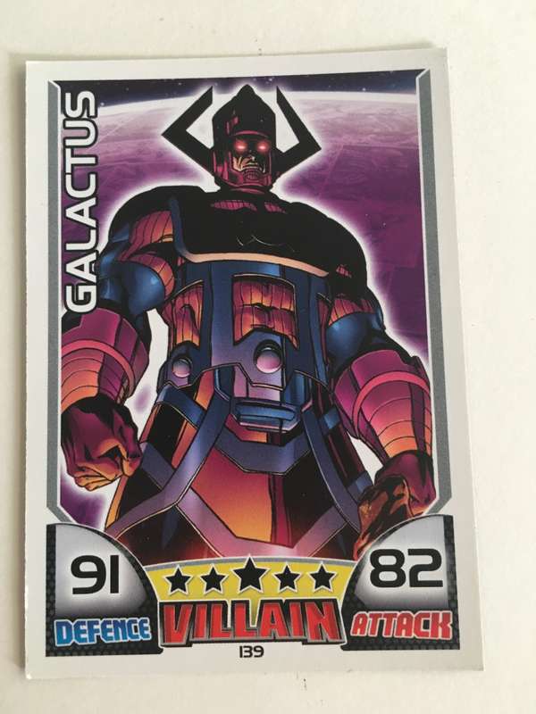 DC MARVEL TOPPS VILLAIN TRADING CARD - GALACTUS