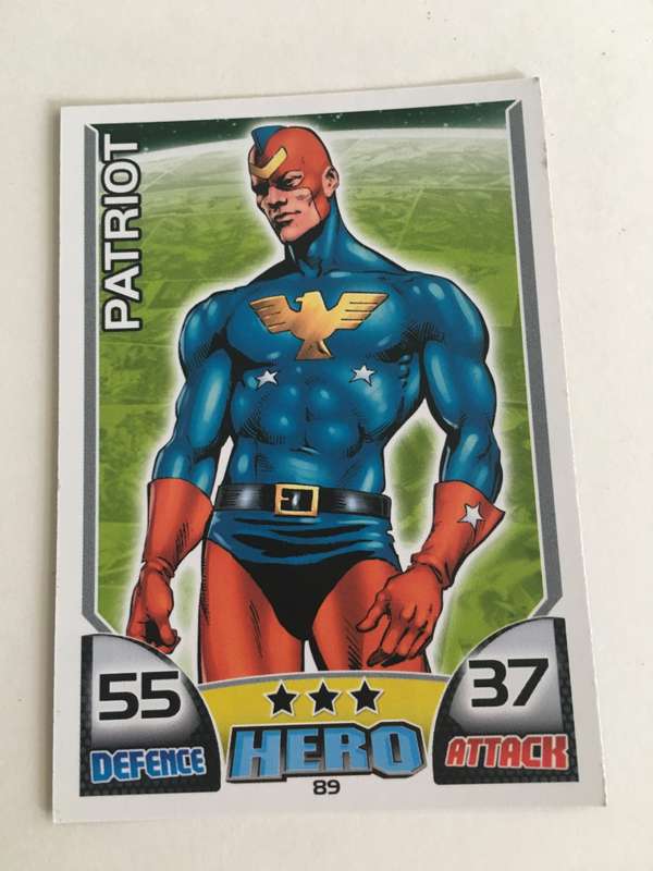 DC MARVEL TOPPS HERO TRADING CARD - PATRIOT