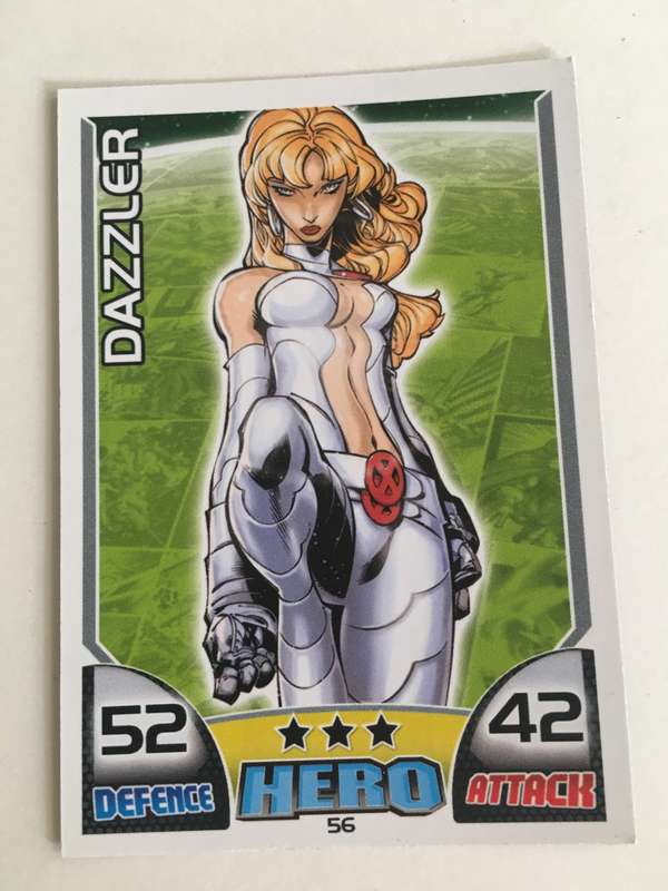 DC MARVEL TRADING CARD  -  HERO - DAZZLER