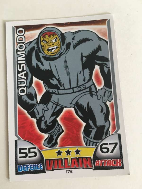 DC MARVEL TOPPS VILLAIN TRADING CARD - QUASIMODO