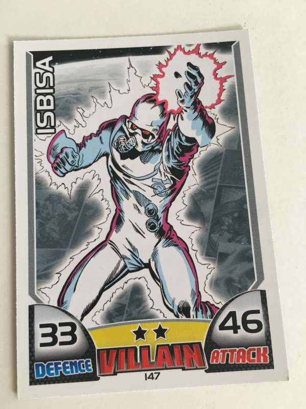 DC MARVEL TOPPS VILLAIN TRADING CARD - ISBISA