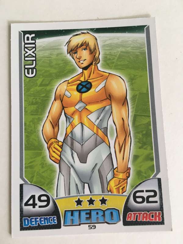 DC MARVEL TOPPS HERO TRADING CARD - ELIXIR