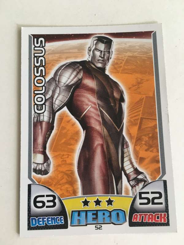 DC MARVEL  TOPPS HERO TRADING  CARD - COLOSSUS