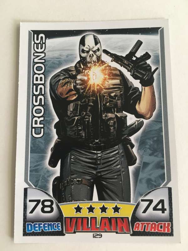 DC MARVEL TOPPS VILLAIN TRADING CARD - CROSSBONES