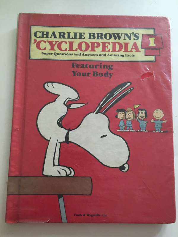 VINTAGE CHARLIE BROWN`S CYCLOPEDIA - NO. 1 - 1980