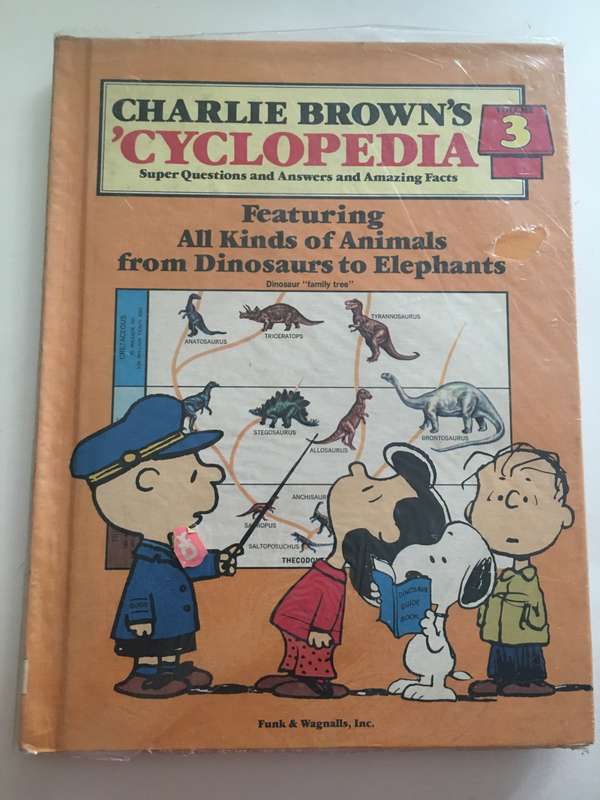 VINTAGE CHARLIE BROWN`S CYCLOPEDIA - NO. 3 - 1980