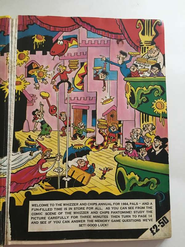 VINTAGE 1984 ANNUAL WHIZZER AND CHIPS