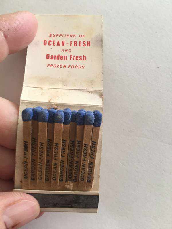 VINTAGE MATCH BOOK - IRVIN & JOHNSON -