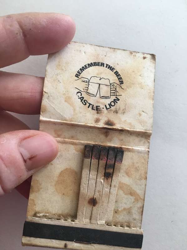 VINTAGE MATCH BOOK - CASTLE - LION
