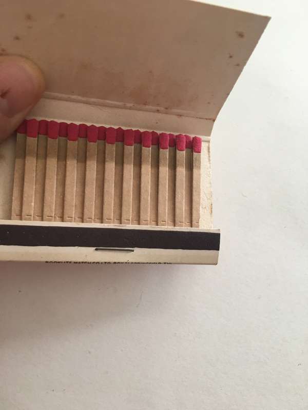 VINTAGE MATCH BOOK - GEN DE WET STATUE BLOEMFONTEIN
