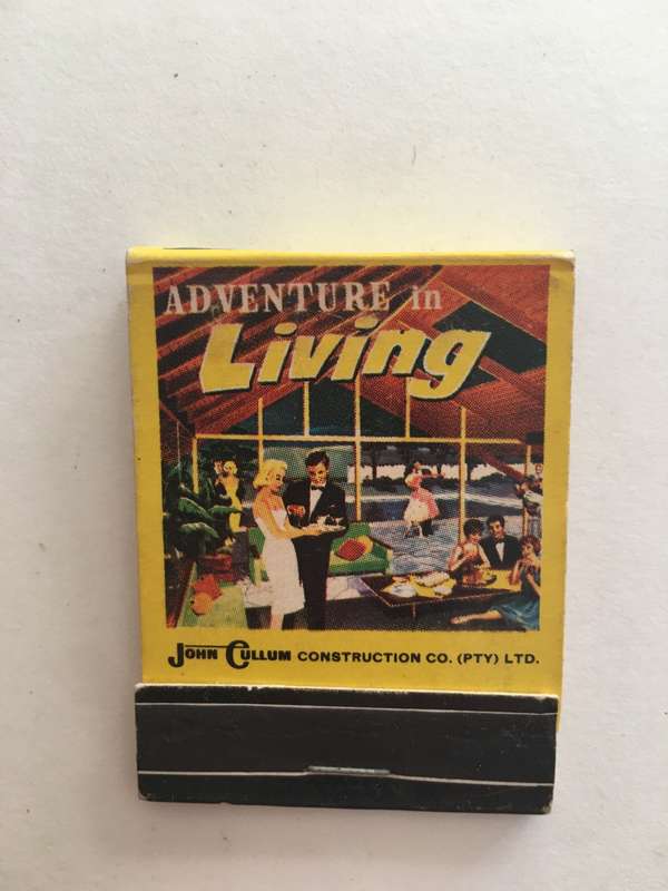 VINTAGE MATCHBOOK - ADVENTURE IN LIVING
