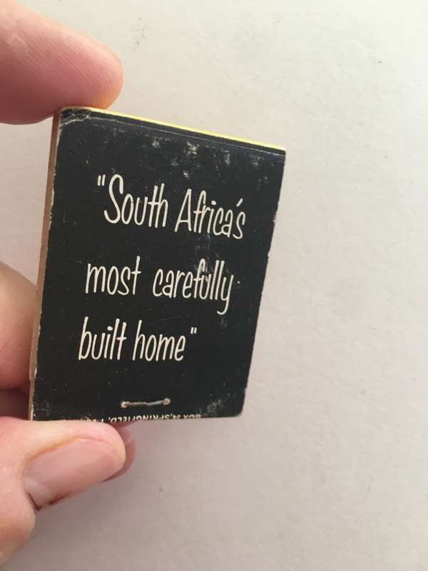 VINTAGE MATCHBOOK - ADVENTURE IN LIVING