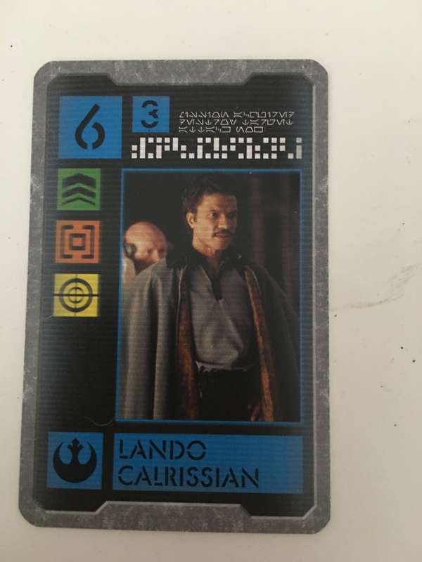 LUCASFILM VINTAGE STAR WARS CARD - FIRST ORIGINAL ACTORS - LANDO CALRISSIAN