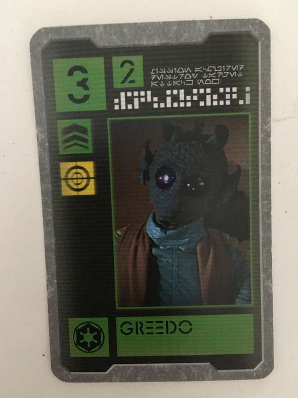 VINTAGE LUCASFILM STAR WARS - FIRST ORIGINAL ACTORS - GREEDO