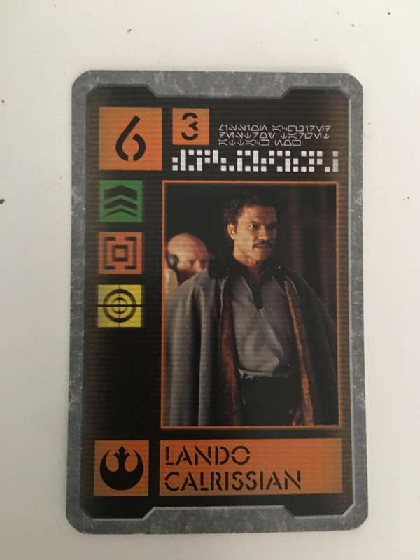 LUCASFILM VINTAGE STAR WARS CARD - FIRST ORIGINAL ACTORS - LANDO CALRISSIAN