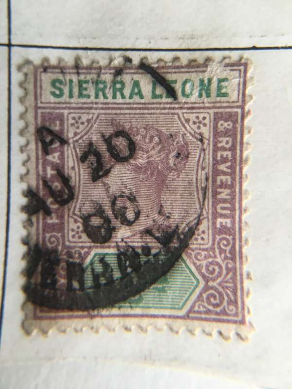 SIERRA LEONE  QUEEN VICTORIA USED STAMP