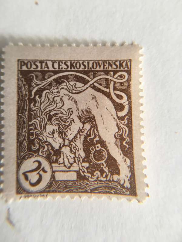 CZ UNUSED STAMP