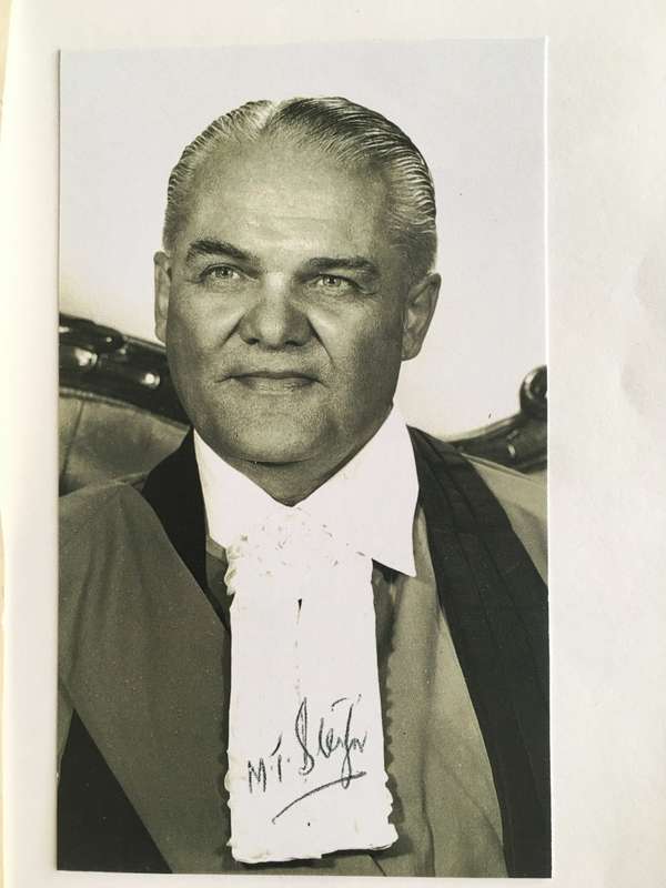 VINTAGE AUTOGRAPH  LETTER OF JUDGE MT STEYN GRANDSON OF PAST PRESIDENT STEYN
