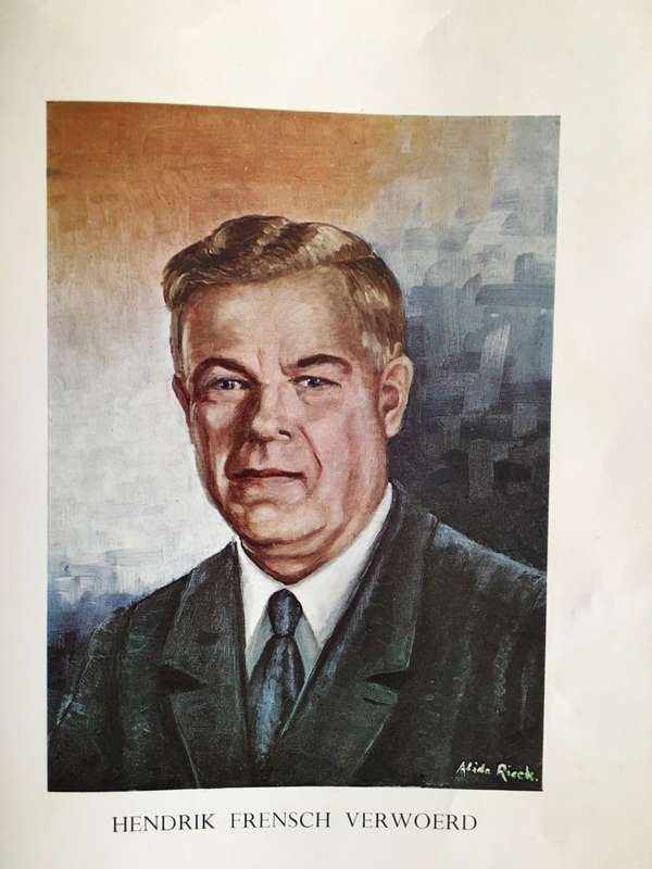 TRIBUTE TO FORMER PRESIDENT H.F. VERWOERD  - 1971