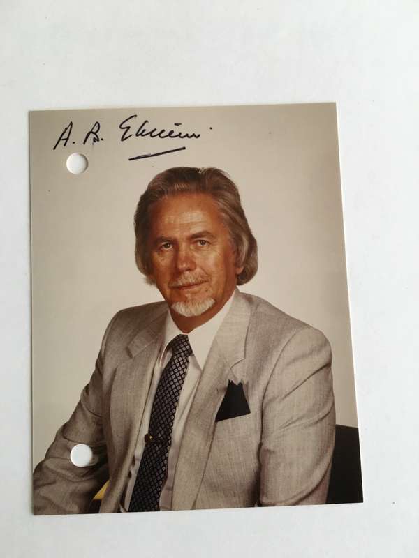 LOVELY AUTOGRAPH OF FORMER DIRECTOR-GENERAL - TRANSPORT