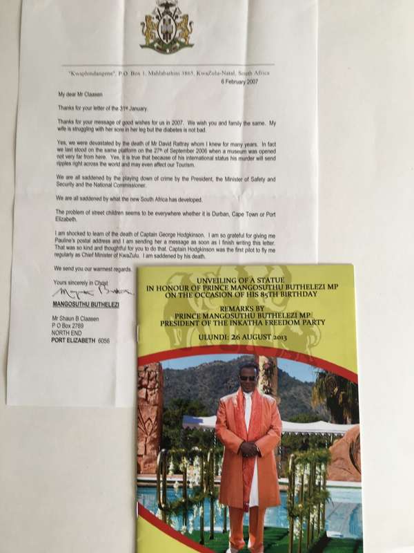 LOVELY FORMER  LEADER OF THE IFP MANGOSUTHU BUTHELEZI 2013