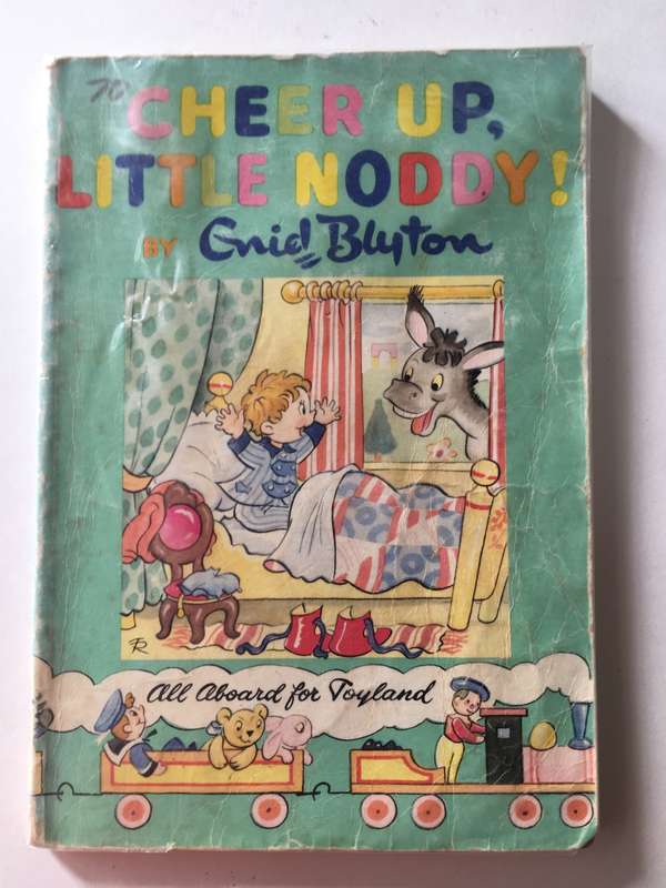 VINTAGE PAPER BACK BOOK - CHEER UP, LITTLE NODDY - 1960 COVERED IN PLASTIC