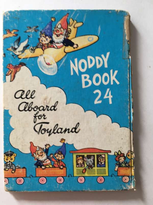 VINTAGE NODDY  NO. 24 HARD COVER BOOK - 1963 SPINE MISSING SO REDUCED