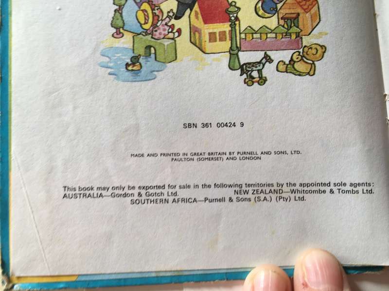 VINTAGE NODDY  NO. 24 HARD COVER BOOK - 1963 SPINE MISSING SO REDUCED