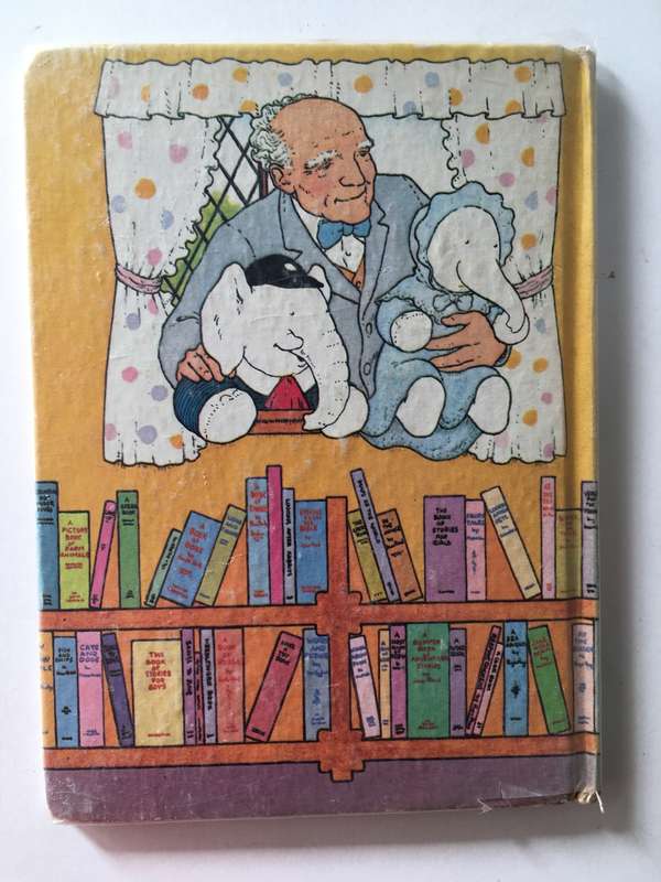 VINTAGE RUPERT THE BEAR HARD COVER BOOK COVERED IN PLASTIC - 1977