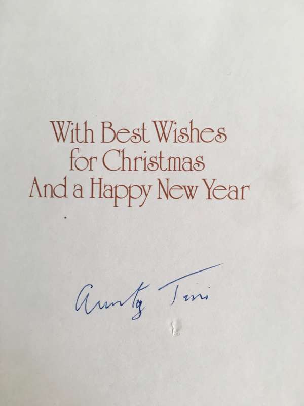 LOVELY VINTAGE CARDS FROM FORMER PRESIDENT WIFE MRS TINI VORSTER
