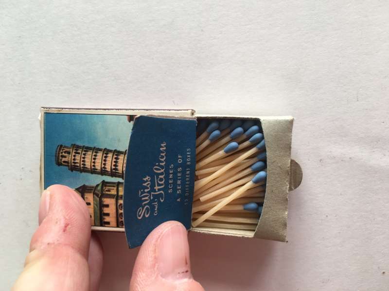 VINTAGE 4 MATCH BOXES