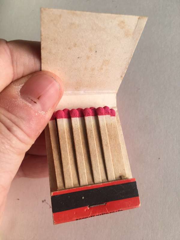 VINTAGE 2 MATCH BOOKS