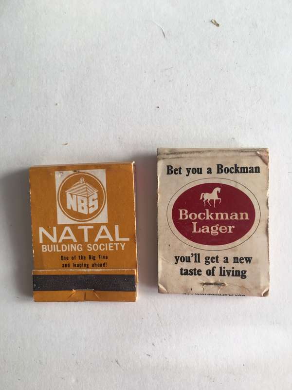 VINTAGE TWO  MATCH BOOKS