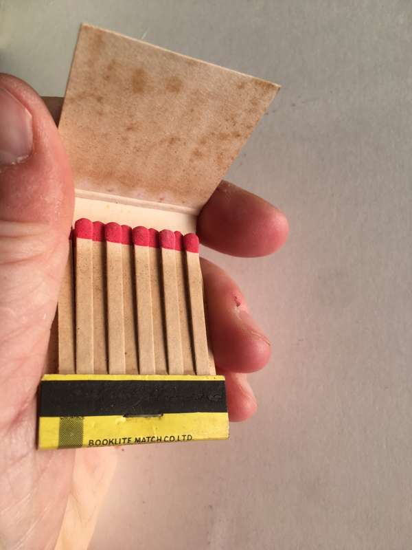 VINTAGE 2 MATCH BOOKS