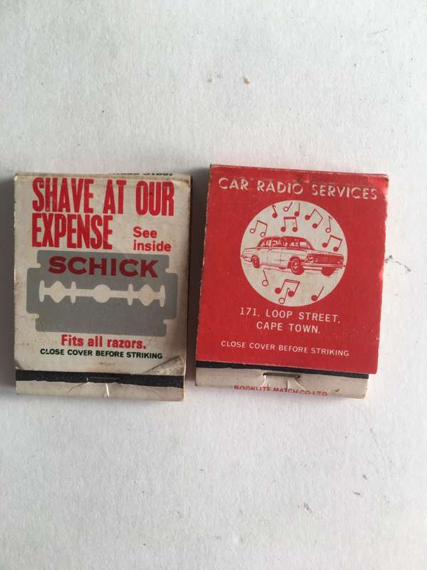 VINTAGE TWO MATCH BOOKS