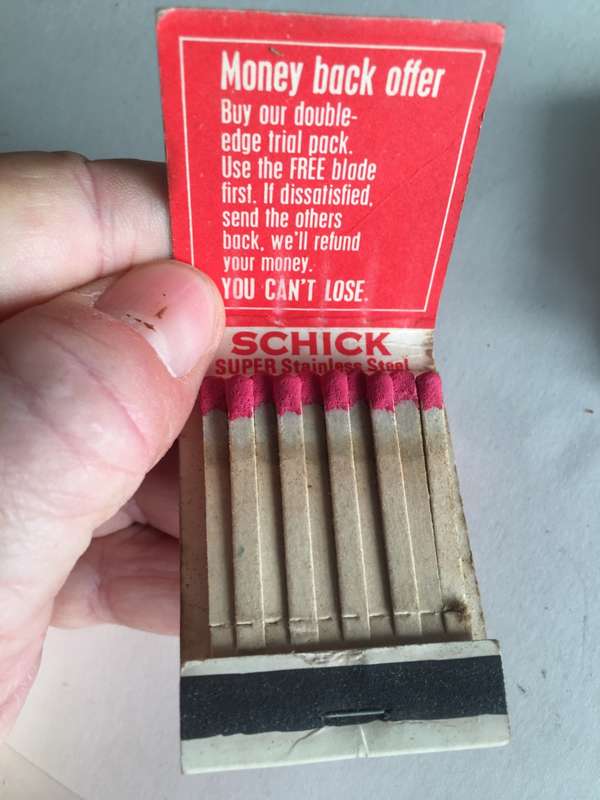 VINTAGE TWO MATCH BOOKS