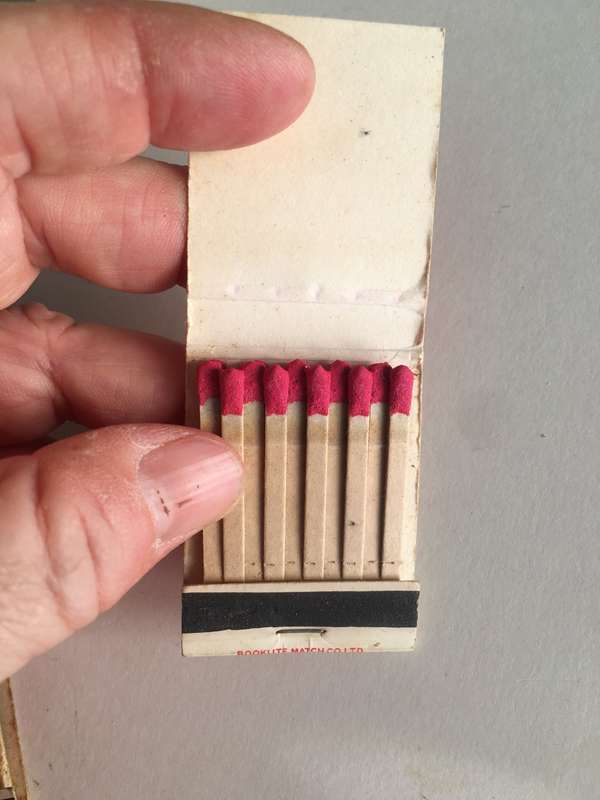 VINTAGE TWO MATCH BOOKS