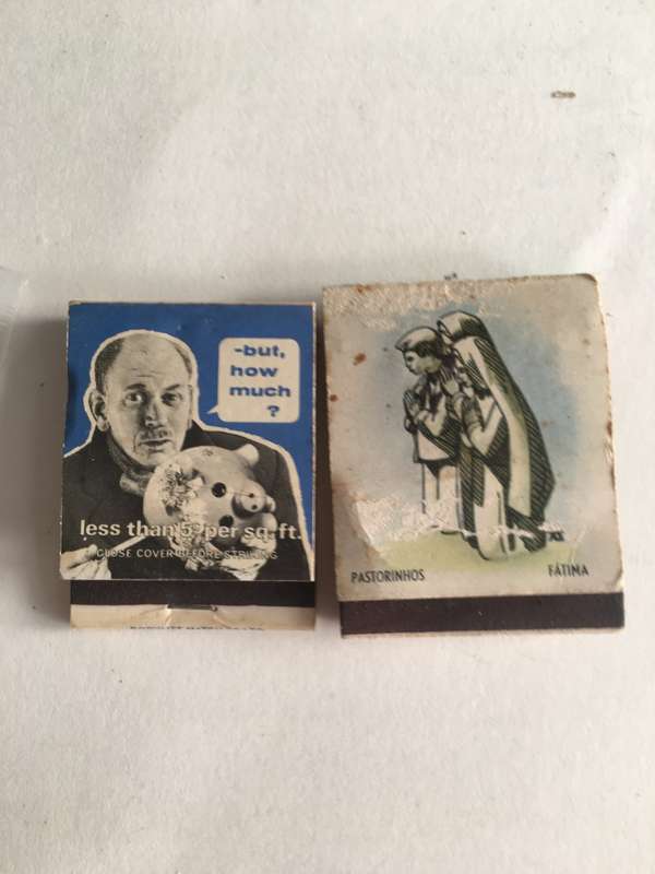 VINTAGE TWO MATCH BOOKS