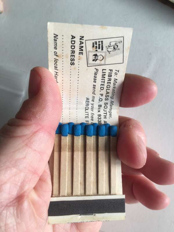 VINTAGE TWO MATCH BOOKS