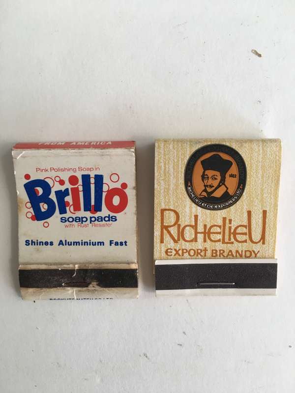 VINTAGE 2 MATCH BOOKS