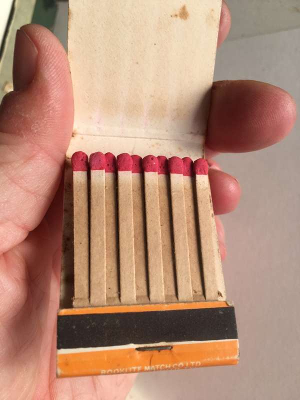 VINTAGE 2 MATCH BOOKS