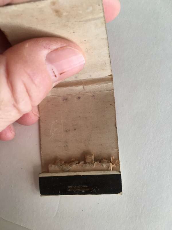 VINTAGE TWO MATCH BOOKS
