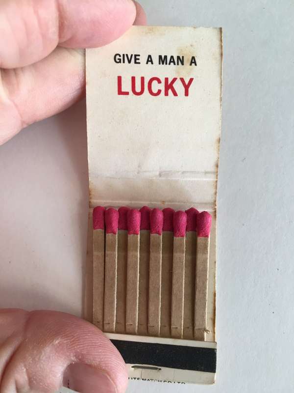 VINTAGE TWO MATCH BOOKS